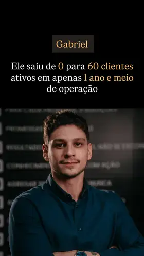 Gabriel, aluno da Ugoo Academy